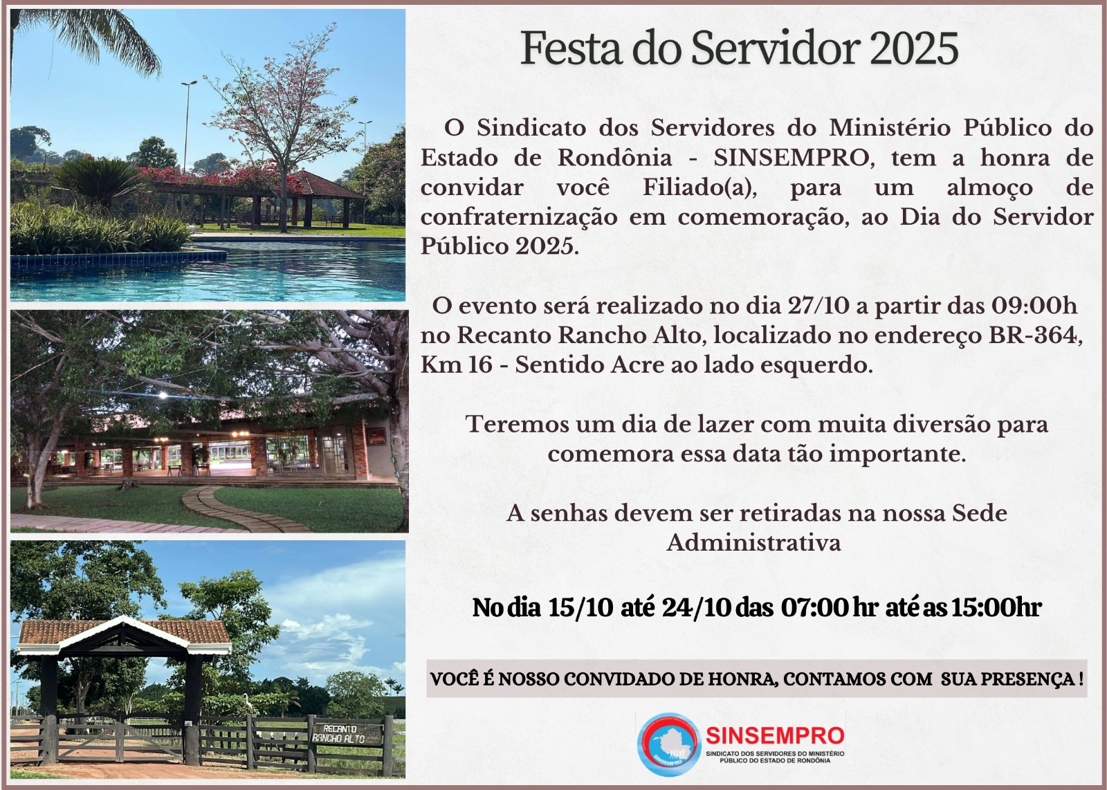 Festa do Servidor Público 2025 – SINSEMPRO