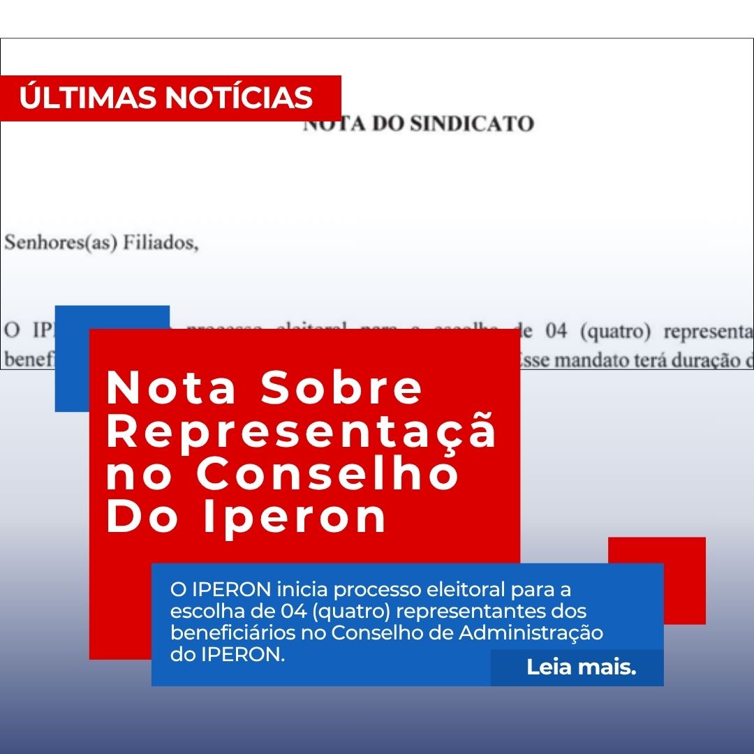 Nota Sobre Representação no Conselho Do Iperon