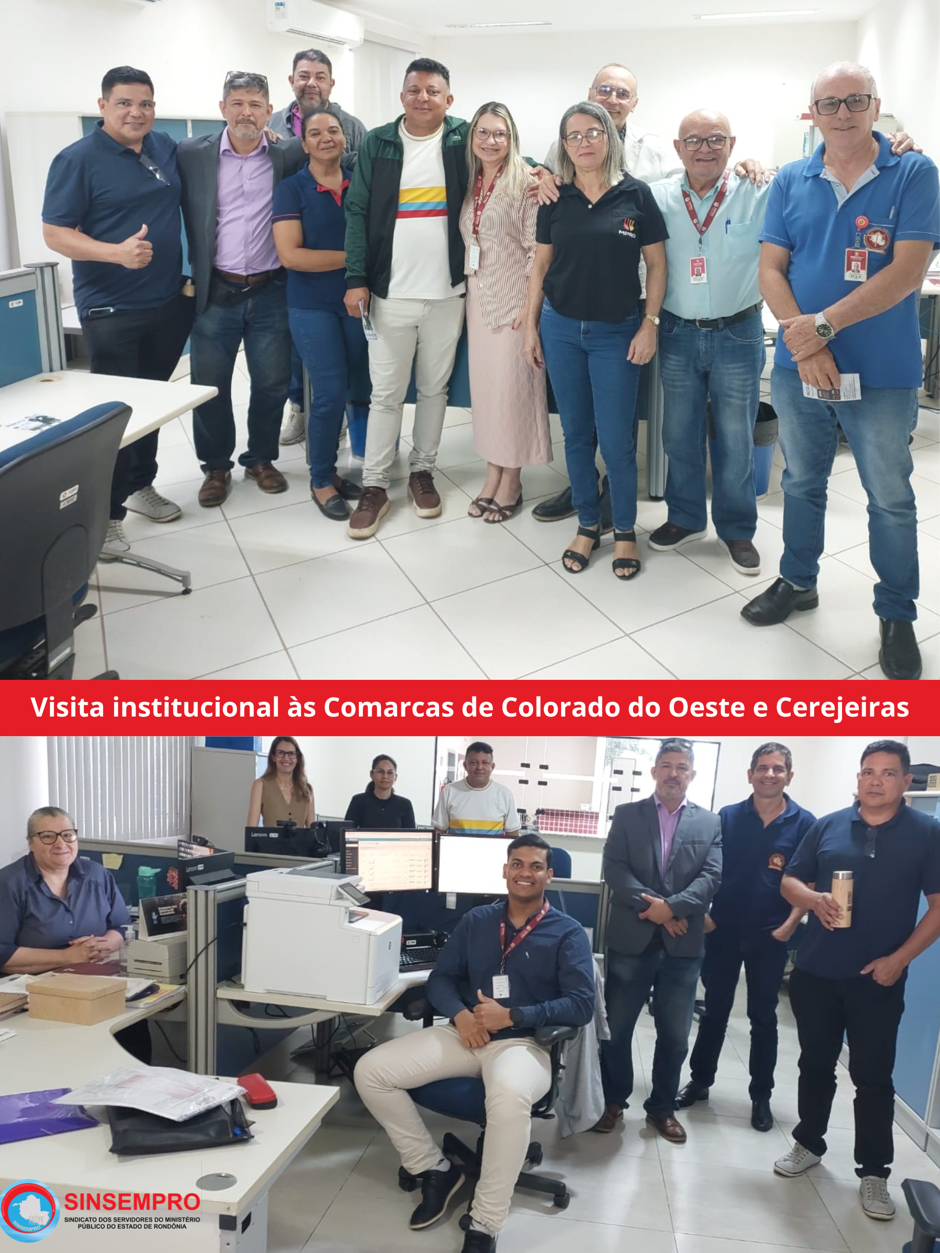 Visita institucional às Comarcas de Colorado do Oeste e Cerejeiras