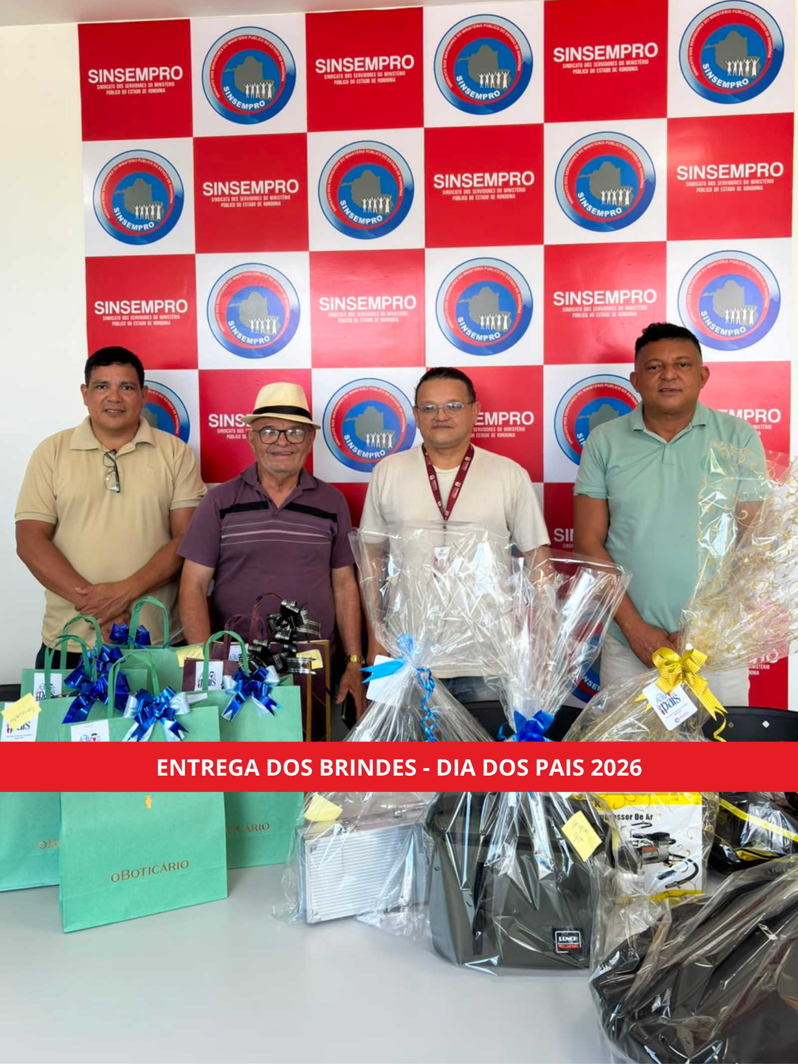 Entrega Dos Brindes – Dia dos Pais 2026