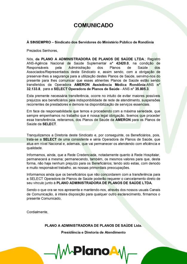 Comunicado